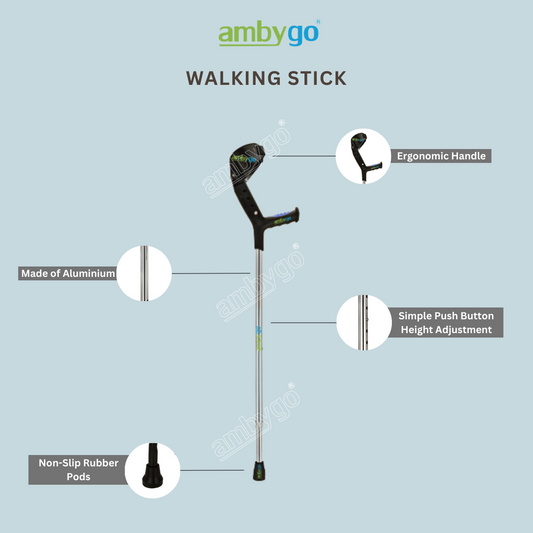 Ambygo® Elbow Crutch Aluminium