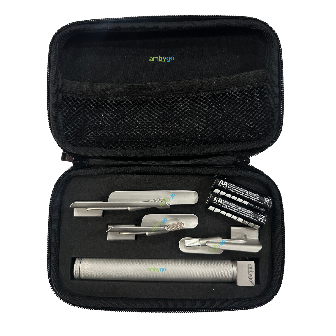 LED Laryngoscope Set - Black Case
