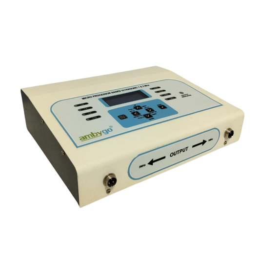 Microprocessor Based Ultrasonic 1 &3 Mhz