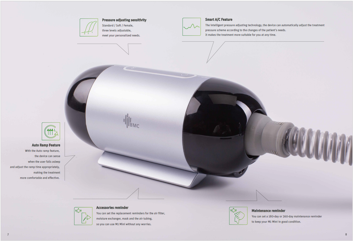 BMC Mini Auto CPAP System M1 Mini