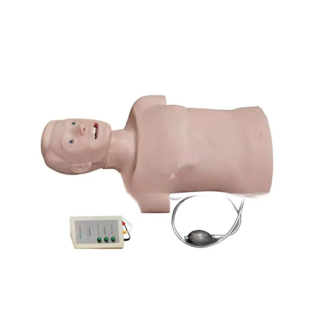Half Body CPR & Intubation Training Manikin With Monitor for CPR