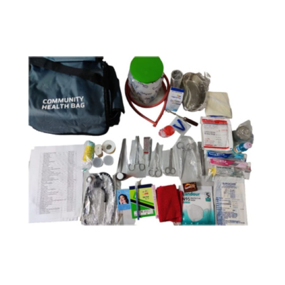 Community Health Bag with 38 Items