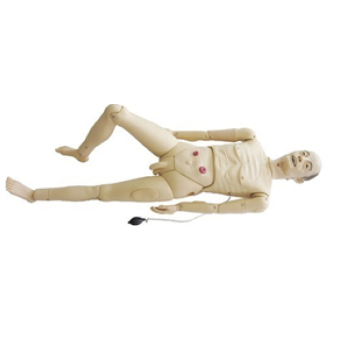 Advanced Elderly Fully Functional Nursing Training Manikin (Male)