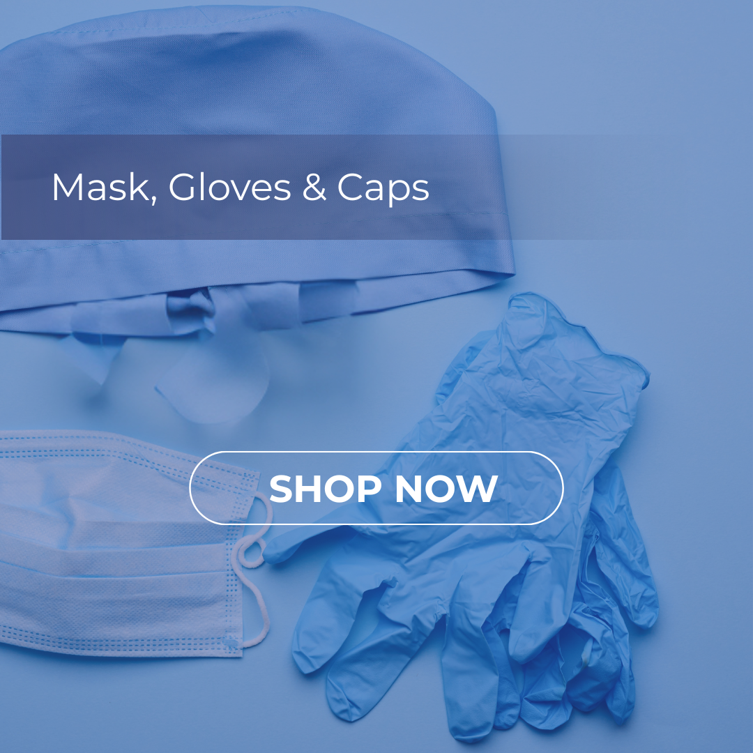 Mask, Gloves & Caps