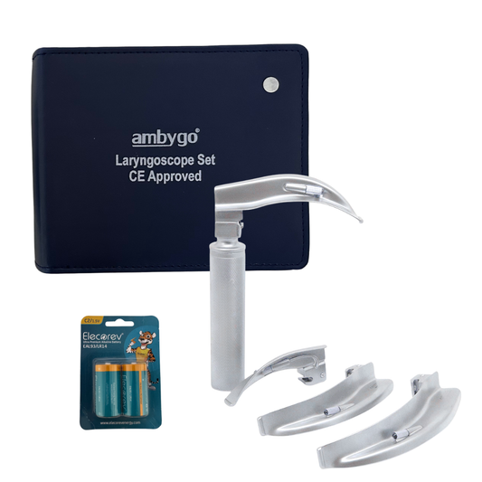 Premium LED Adult Laryngoscope Set