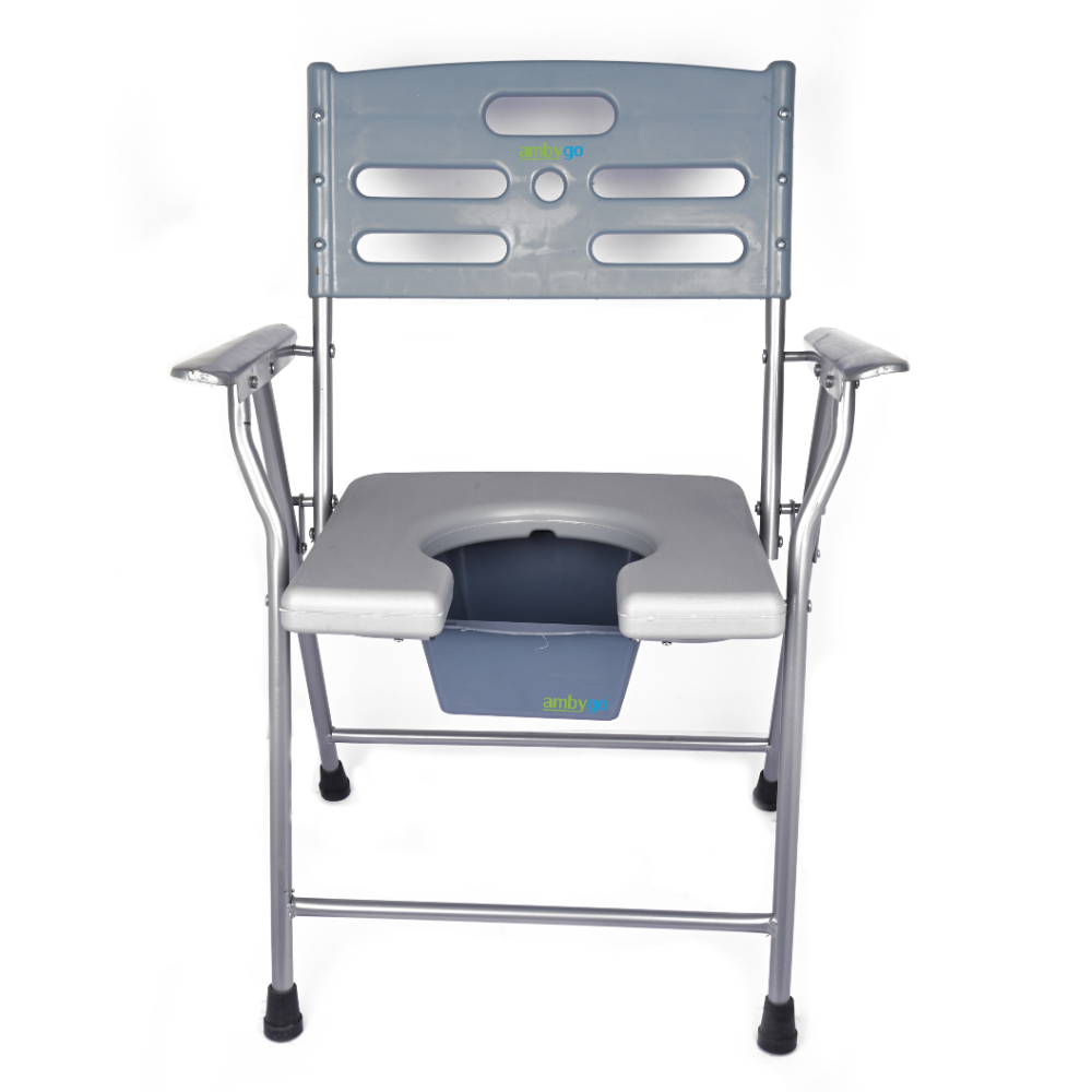 Commode Chair with Armrest