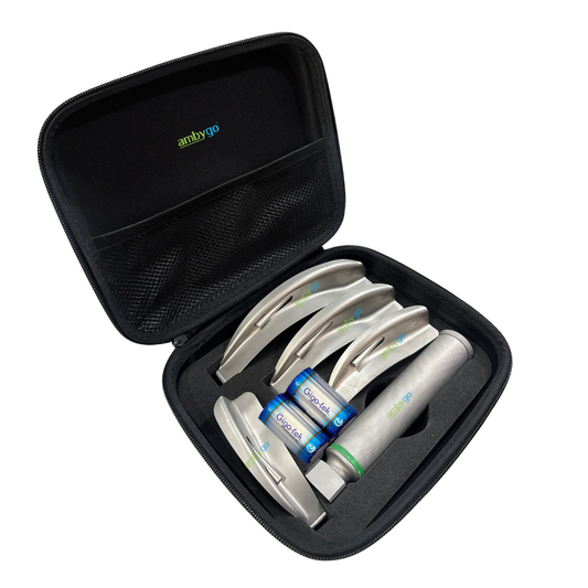 Fiber Optic Laryngoscope Set-Black Case