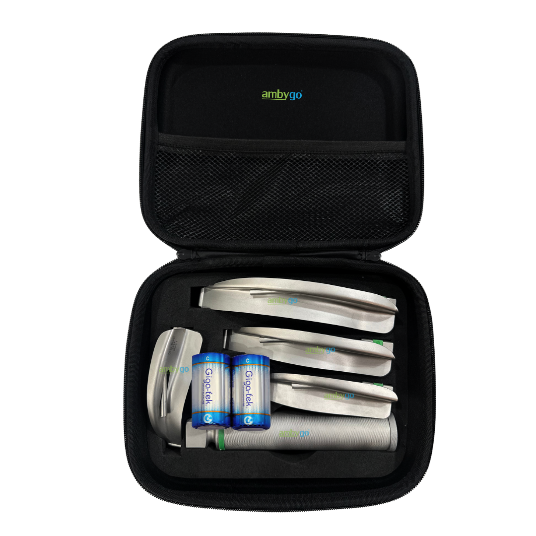 Fiber Optic Laryngoscope Set-Black Case