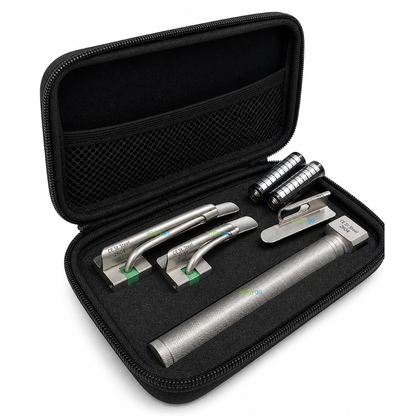 Fiber Optic Laryngoscope Set-Black Case