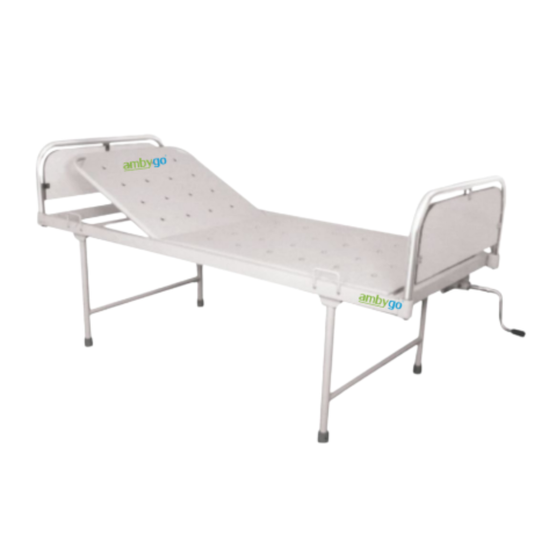 Hospital Semi Fowler Bed Deluxe (SS Panels)