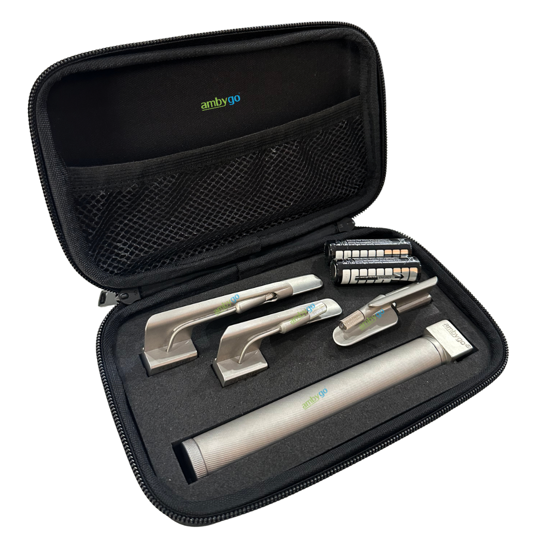 LED Laryngoscope Set - Black Case