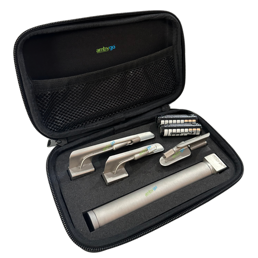 LED Laryngoscope Set - Black Case