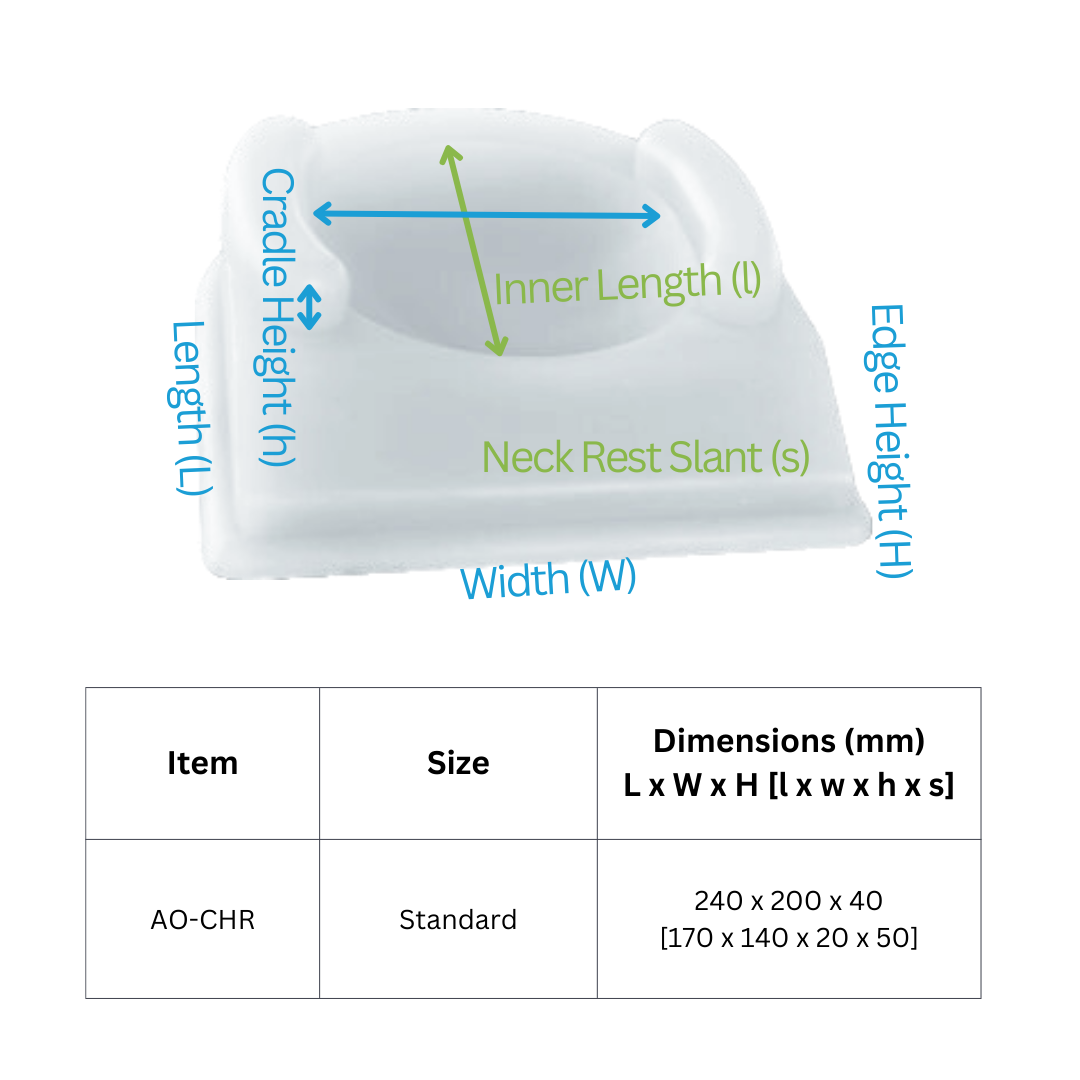 Opthalmic Cradle Head Rest