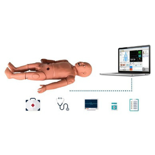Child ACLS Emergency Training Manikin (Wired)