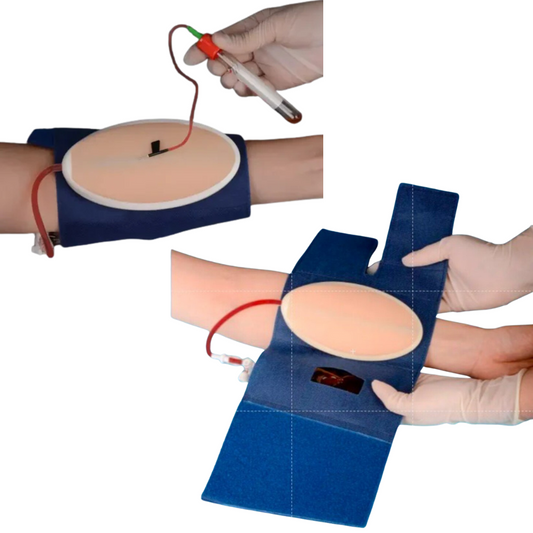 One-Way IV Injection Practice Pad Model, Wearable on Forearm