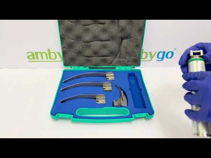 Fiber Optic Laryngoscope Set-Black Case
