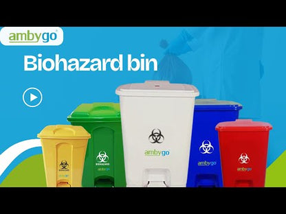 Bio Medical Waste Bins, Pedal Dustbin (Pack of 2)